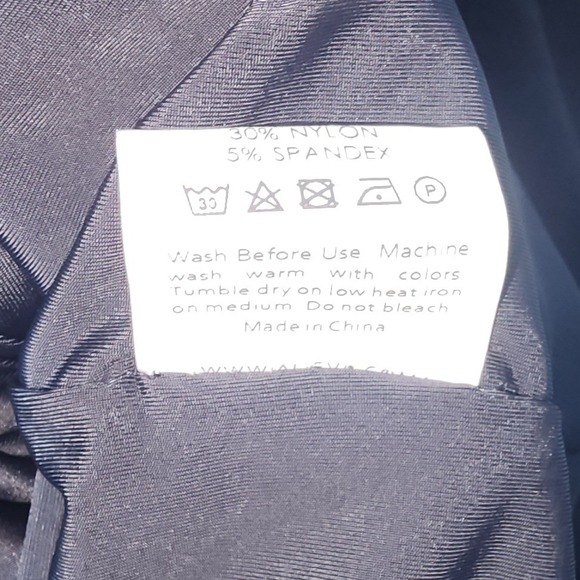 Alieva One Shoulder Midi Dress Womens XL Black Asymmetric Long Sleeve Cutout - Picture 11 of 13